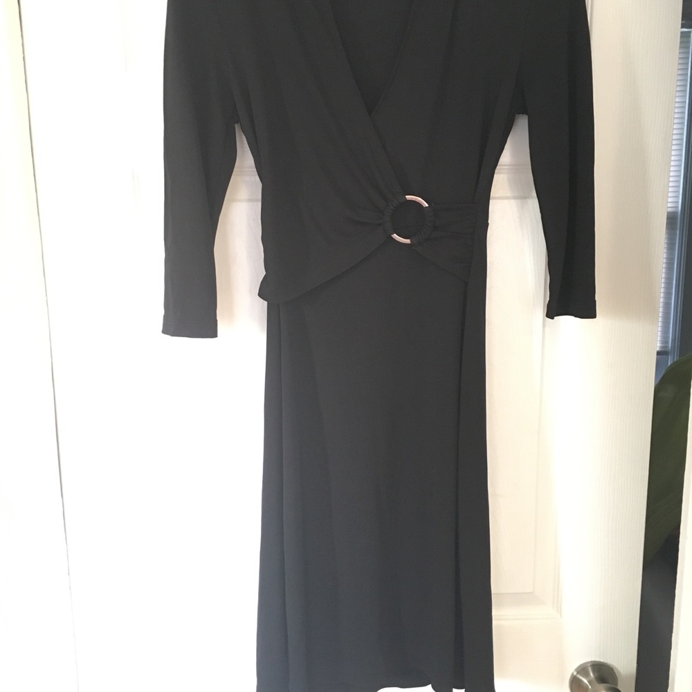 Faux wrap dress